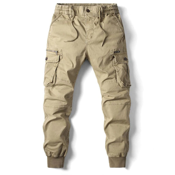 Cargo Joggers - Men's Drawstring Trousers with Pockets