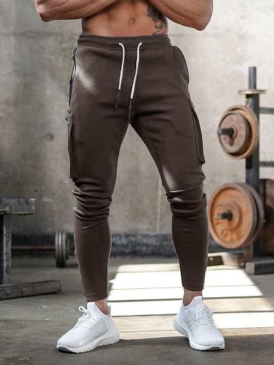 Cargo Joggers - Men's Slim Fit Cuffed Drawstring