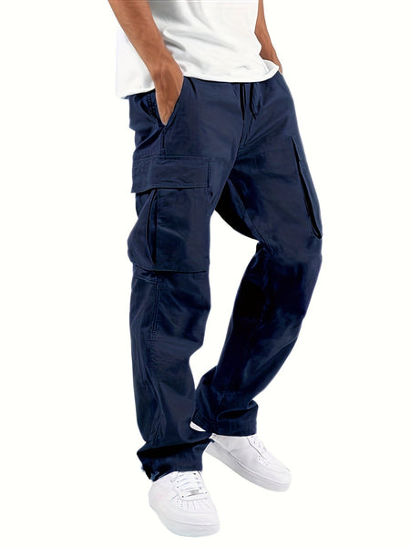 Cargo Pants - Straight Leg - Loose Fit - Men's Cargo Trousers - Men's Pants