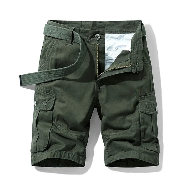 Cargo Short - Men's Casual Long Cargo Shorts with Pockets