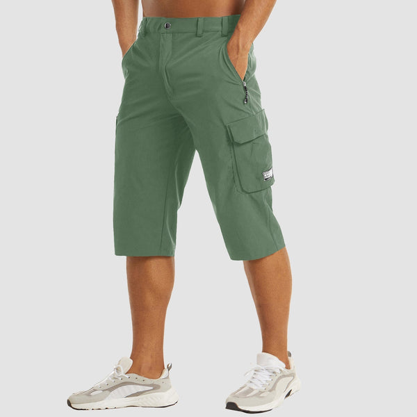 Cargo Shorts - Men's Casual Quick Dry Long Cargo Shorts