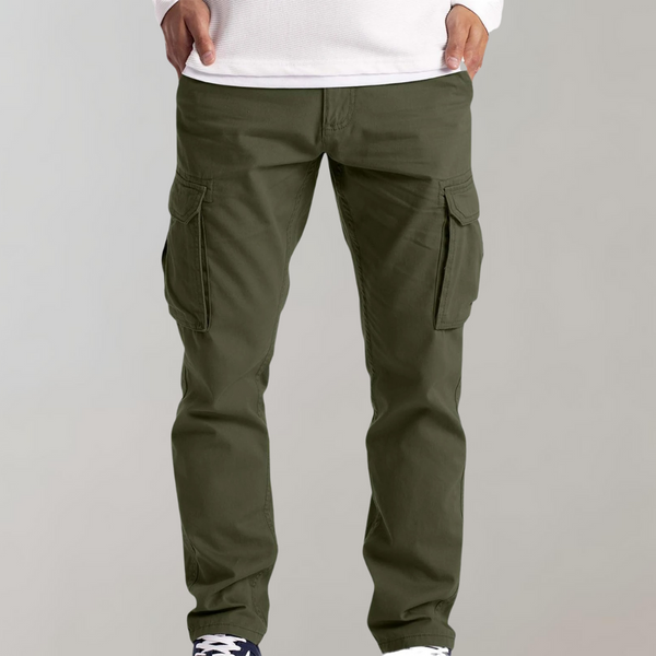 Cargo Trousers - Men's Straight Leg Leisure Trousers