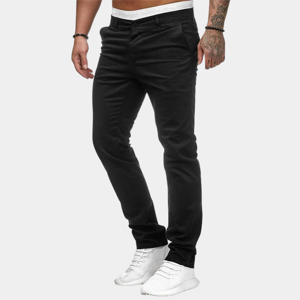Chinos - Men's Skinny Stretch Chino Trousers