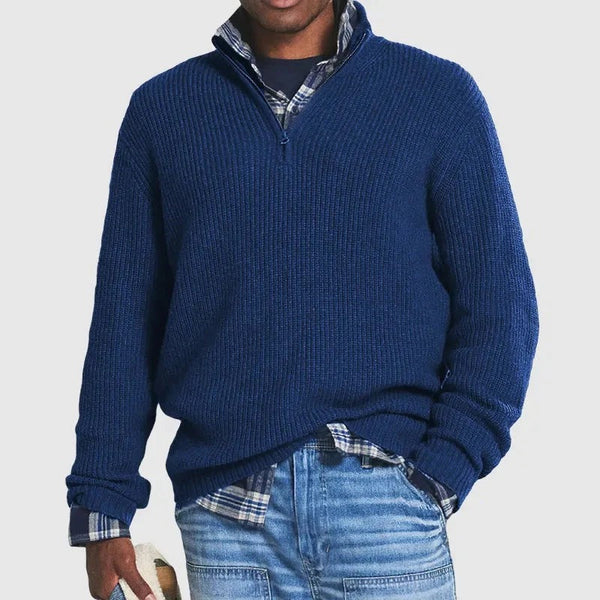 Half Zip Jumper - Men's Warm Quarter Zip Pullover