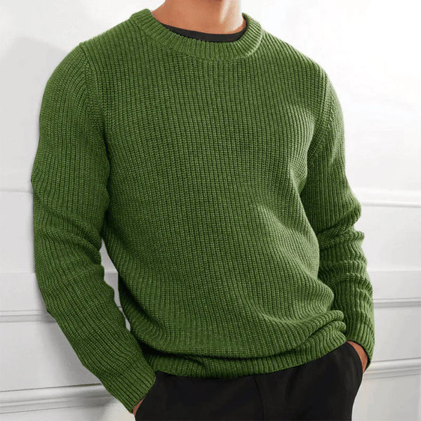 Knitted Jumper - Men's Crew Neck Regular Fit