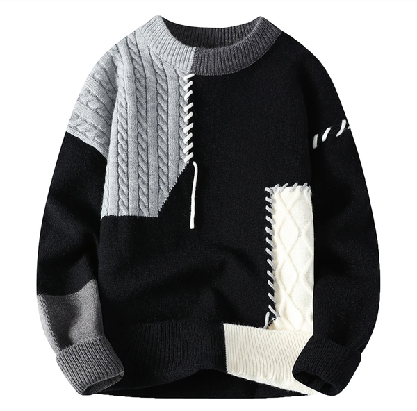 Knitted-Sweater-Patchwork-Loose-Fit-Pullover-Sweater-Mens-Knitted-Jumper-Mens-Long-Sleeves-Chaps-London-Black-S-Chaps-London-2_600x600.png