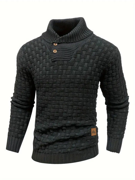 Knitted Sweater | Roll Neck | Chunky | Knitted Jumper | Men's Clothing