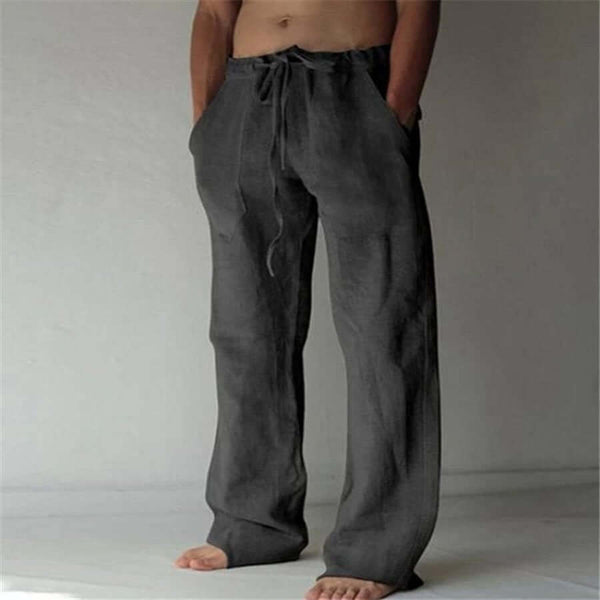 Linen Pants - Loose Fit - Drawstring - Summer Pants - Men's Trousers