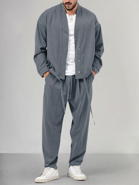 Overshirt Co Ord Set - Men's Loose Fit