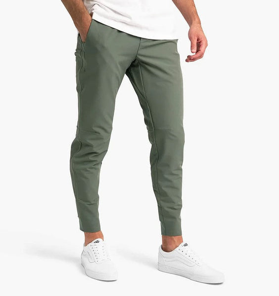 Stretch Trousers | Elastic Waist | Windproof | Slim Joggers | Men's Trousers