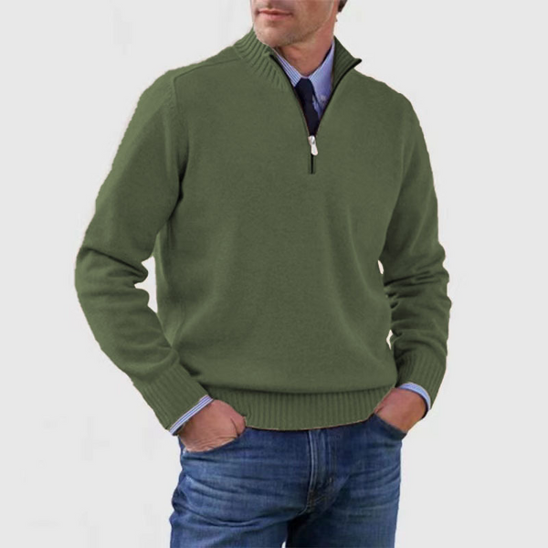 Quarter-Zip-Jumper-Mens-Knitted-Long-Sleeve-Pullover-Mens-Half-Zip-Pullover-Chaps-London-Dark-Green-M-Chaps-London-9_600x600.png