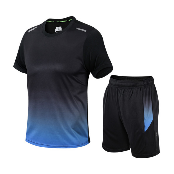 Shorts and T-Shirt Set - Quick Dry - Workout - Activewear Set - Men's Sportswear