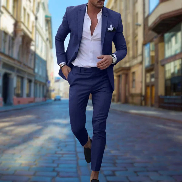 Suit - Men's Slim Fit Tailored Two Piece