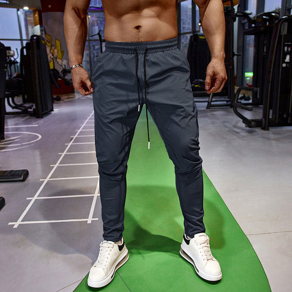 Track Pants - Men's Elastic Waist Gym Workout Pants