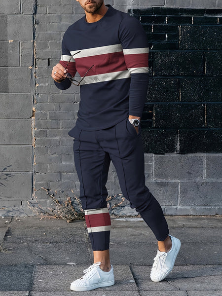 Tracksuit - Men's Long Sleeve Two Piece Set