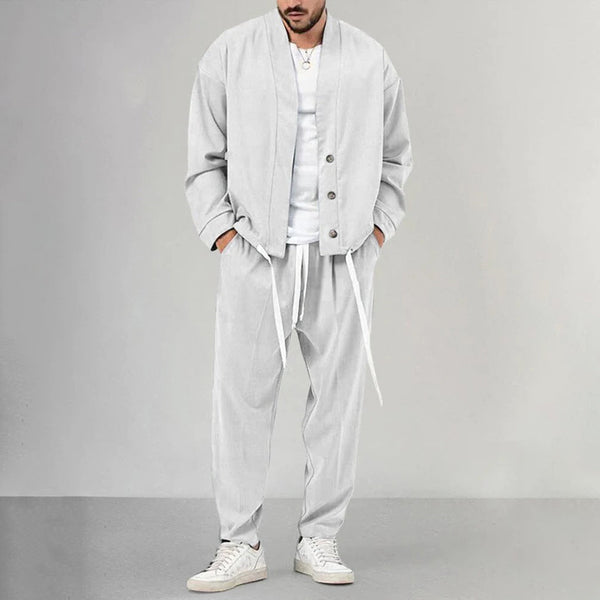 Tracksuit Set - Men's Overshirt and Joggers
