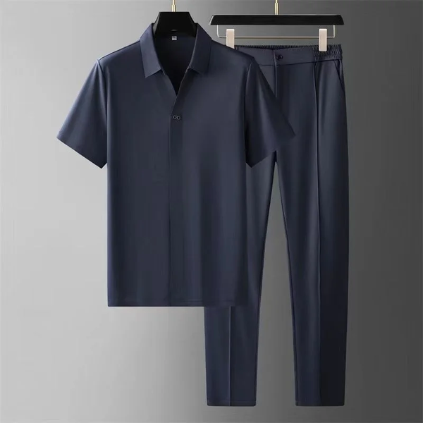 Two-Piece Set | Short Sleeve | Polo Shirt | Co-Ord Set | Men's Clothing