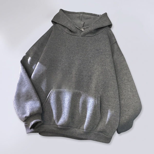 Men's Plain Hoodie | Soft Fleece | Kangaroo Pocket