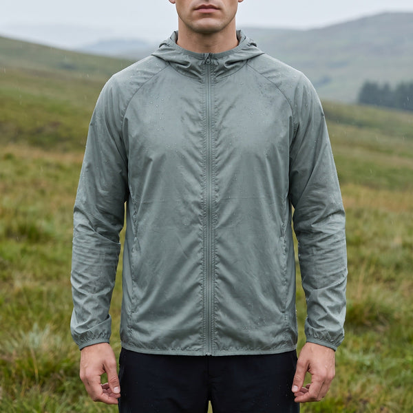 Men's Windbreaker | Packable | Water Repellent | Hooded