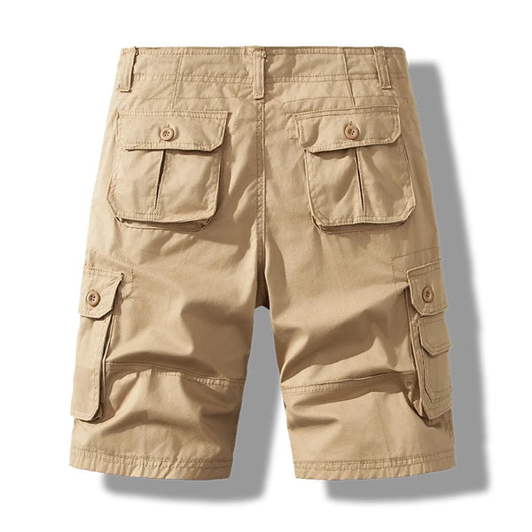 Men's Knee Length Shorts | Cargo | Cotton | Multi-Pocket