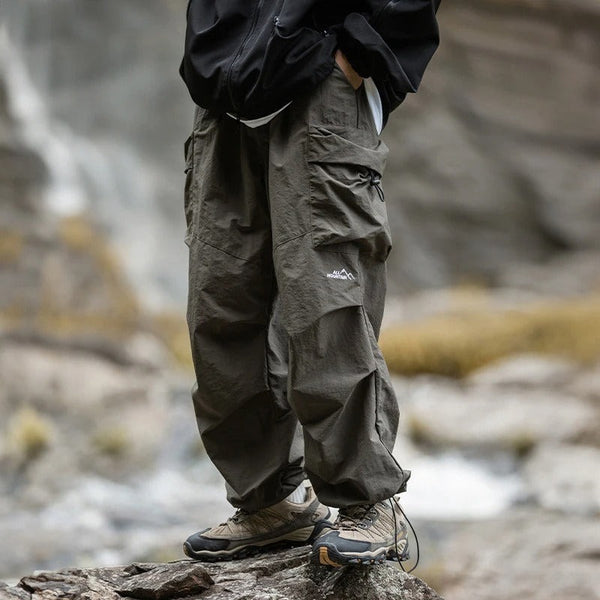 Men's Cargo Trousers | Parachute | Baggy | Loose Fit