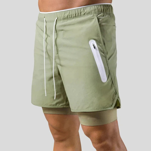Men's Running Shorts | 2-in-1 | Zip Pocket | Phone Pocket