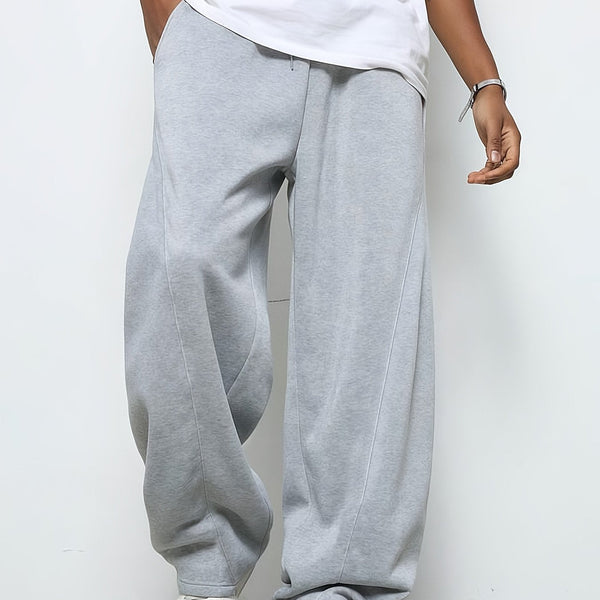 Men's Straight-Leg Joggers | Baggy | Open Hem | Drawstring