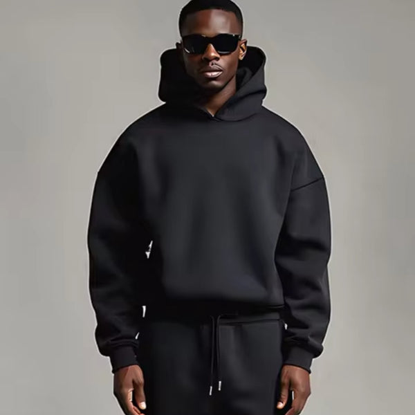 Men's Tracksuit Set | Boxy Hoodie | Drawstring Joggers | Streetwear